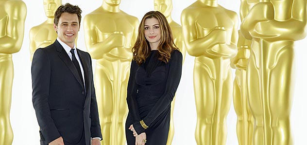 james franco, anne hathaway