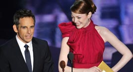 Ben Stiller and Emma Stone