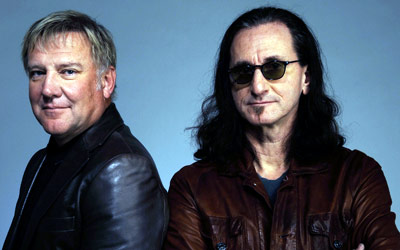 Alex Lifeson and Geddy Lee
