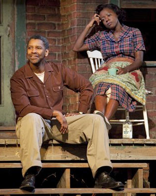 Denzel Washington and Viola Davis in Fences