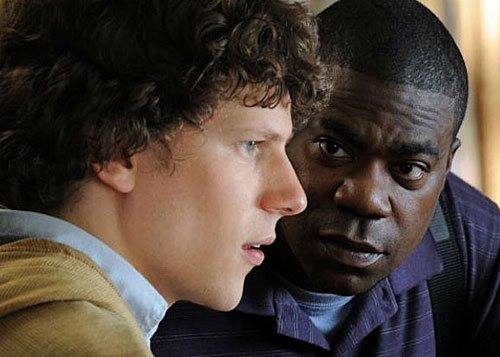 why stop now, jesse eisenberg, tracy morgan