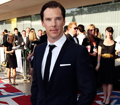 Benedict Cumberbatch at the BAFTAs 2012