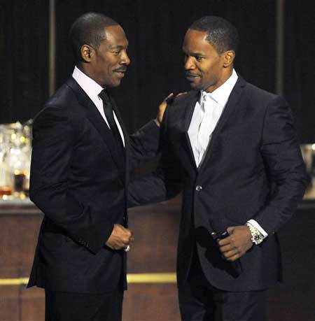 Foxx, Morgan, Sandler honour 'inspiration' Eddie Murphy
