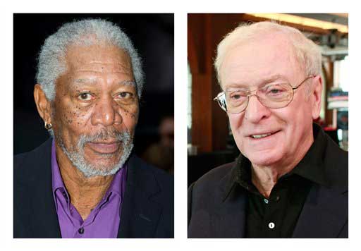 michael caine, morgan freeman