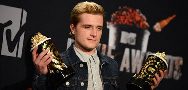 Josh Hutcherson at the MTV Movie Awards, photo