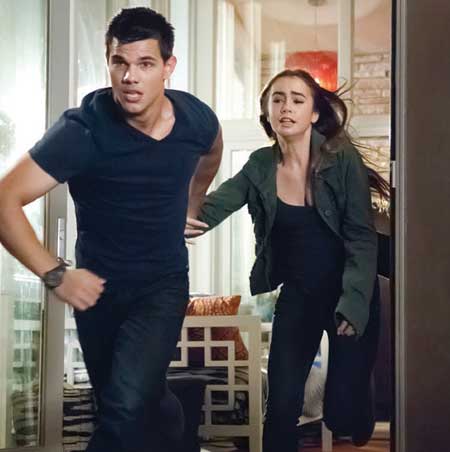 taylor lautner, abduction, lily collins