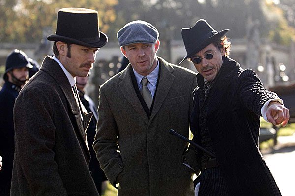 Guy Ritchie on Set