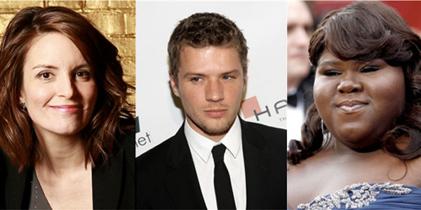 Tina Fey, Ryan Phillippe, Gabby Sidibe