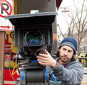 Jason Reitman directing Up in the Air