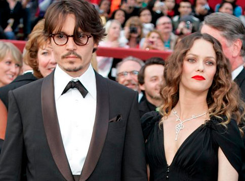 Johnny Depp and Vanessa Paradis