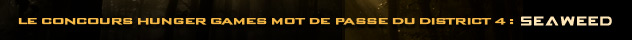 Concours Hunger games