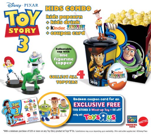 Toy Story 3 Kids Combo Concession