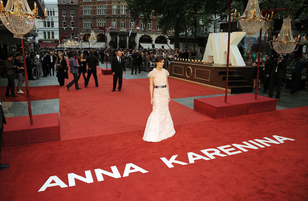 Anna Karenina premiere, Keira Knightley