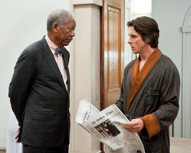 Morgan Freeman & Christian Bale
