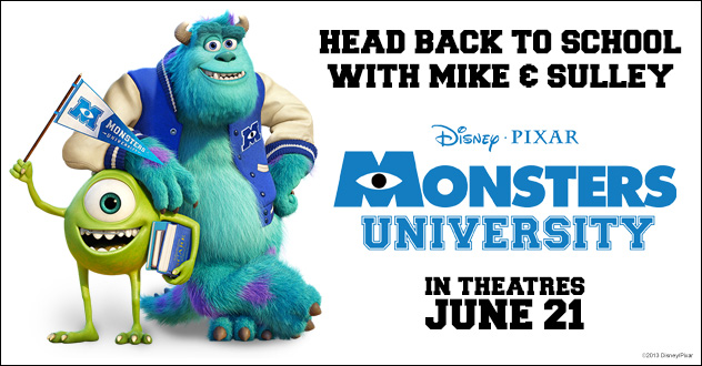 Watch video clips from Monsters University