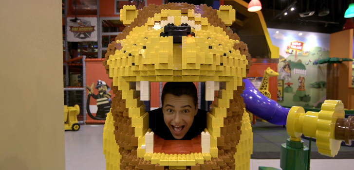 Tanner visits Legoland for The Lego Batman Movie