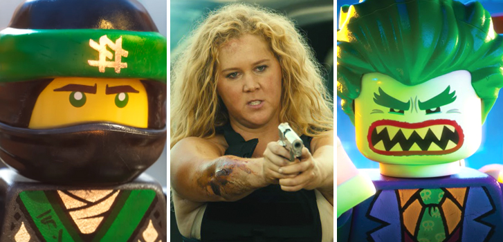 Lego Ninjago Movie and Snatched trailers, plus Lego Batman Movie clips and more make our weekly round-up