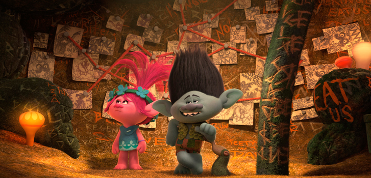 anna kendrick, justin timberlake, trolls, image, movie, clip, comic-con