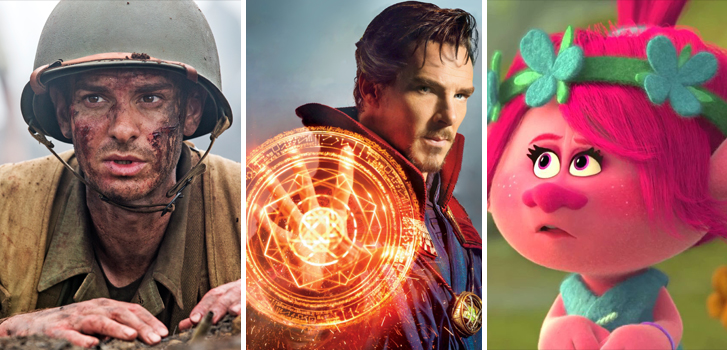 Doctor Strange, Hacksaw Ridge and Trolls top Tanner's What to Watch