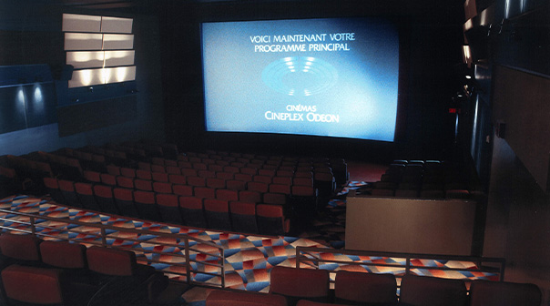 Cineplex Odeon auditorium