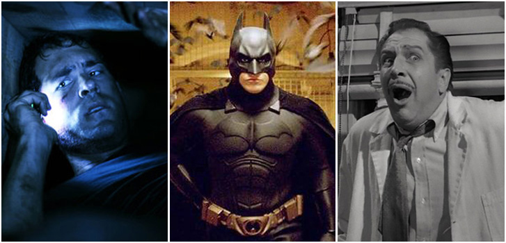 Buried, Batman, The TIngler, Frisday the 13th phobias, photo