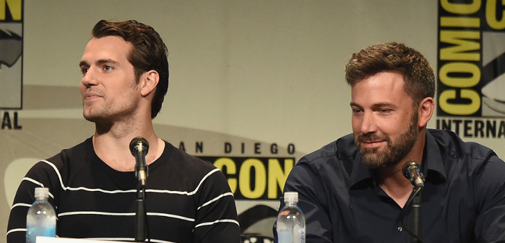 Henry Cavill, Ben Affleck, Batman v. Superman, Comic-Con, photo