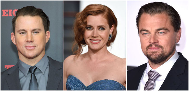 Channing Tatum, AMy Adams, Leonardo DiCaprio, Golden Globes, photo