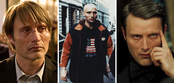 Mads Mikkelsen's top 10 film roles, the hunt, Pusher, Casino Royale, photo
