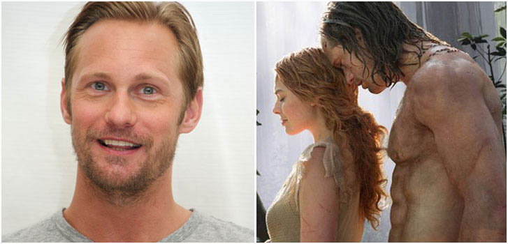 Alexander Skarsgard, Margot Robbie, Tarzan, photo