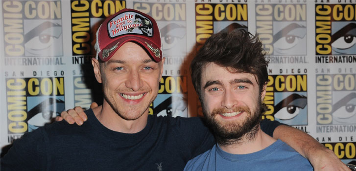 James McAvoy, Daniel Radcliffe, Victor Frankenstein, Comic-Con, phot