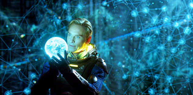 michael fassbender, prometheus, ridley scott