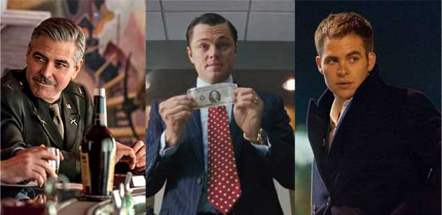 Monuments Men, Wolf of Wall Strett, jack Ryan moved, photo