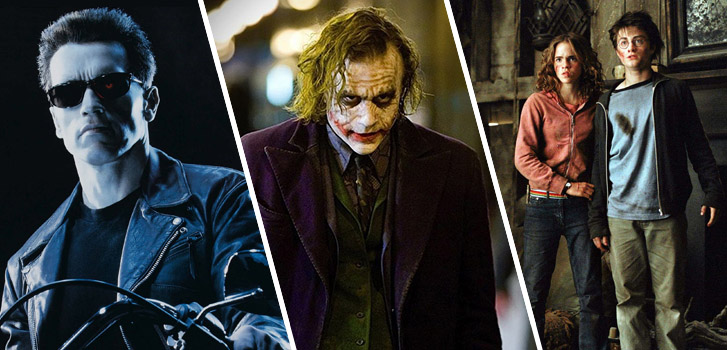 The Terminator, The Dark Knight, Harry Potter (photo)