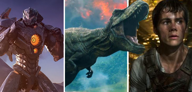 pacific rim jurassic world maze runner