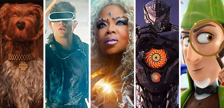 isle of dogs ready player one oprah pacific rim gnome charlotte
