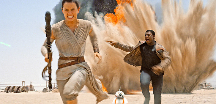 daisy ridley, john boyega, star wars: the force awakens, photo