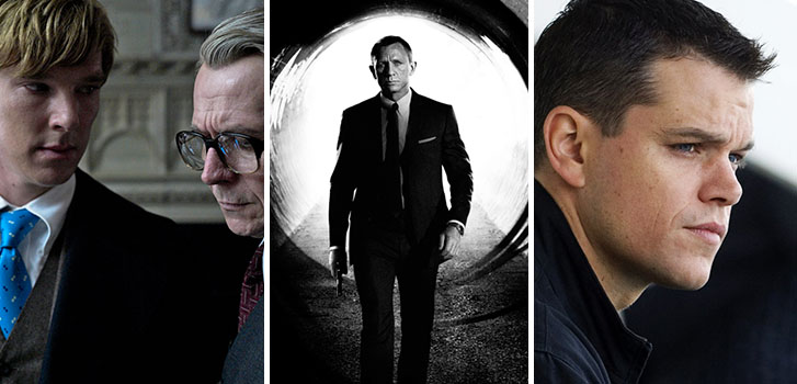 Benedict Cumberbatch, Gary Oldman, Daniel Craig, Matt Damon