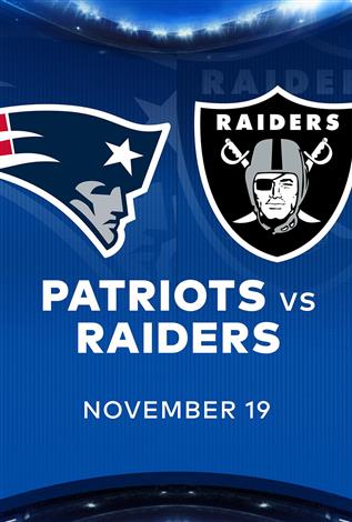 PATRIOTS at RAIDERS - NFL Sunday Nights at Cineplex