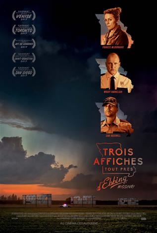 Trois affiches tout près d'Ebbing, Missouri