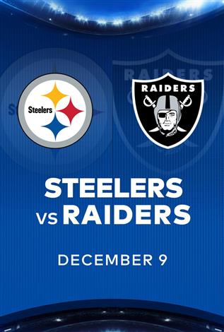 STEELERS at RAIDERS - NFL Sunday Nights at Cineplex