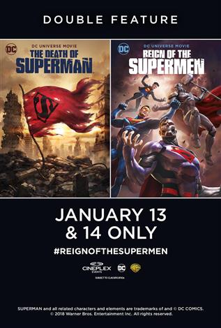 The Death of Superman + Reign of the Supermen Double Feature