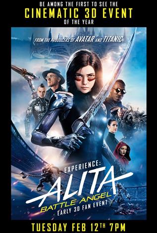 Alita: Battle Angel - Early IMAX 3D Fan Event