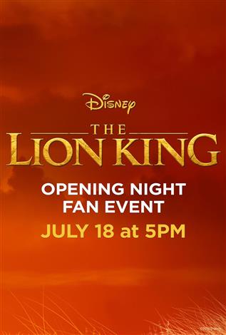 Opening Night Fan Event: The Lion King