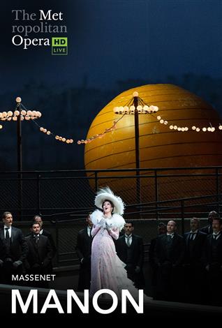 Manon (Massenet) French w/e.s.t. – Metropolitan Opera poster
