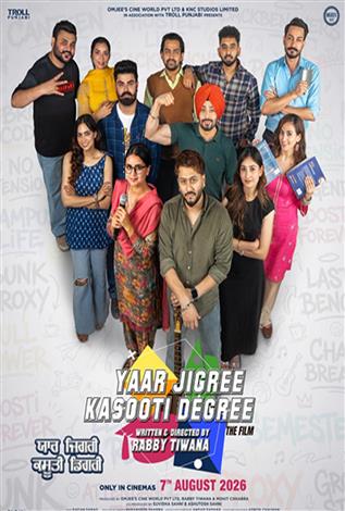 Yaar Jigree Kasooti Degree (Punjabi w/e.s.t.) poster