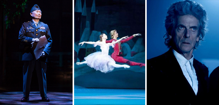 Allegiance, The Nutcracker and Doctor Who: Twice Upon A Time top our December Events list