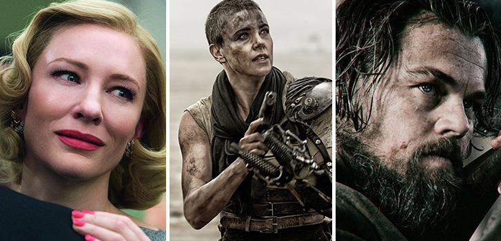 Fury Road, The Revenant, and Carol dominate Golden Globe nominations