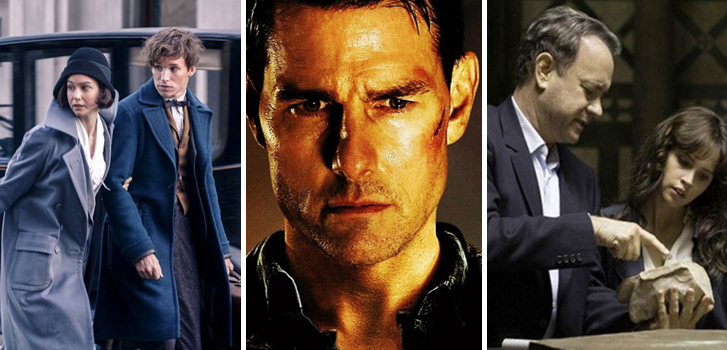 Fantastic Beasts featurette, Jack Reacher and Inferno trailers top our weekly news roundup