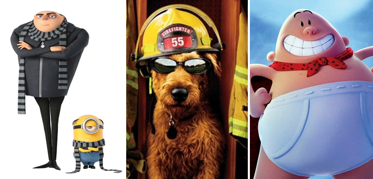 Despicable Me 3, Captain Underpants, and more in our October Family Favourites!