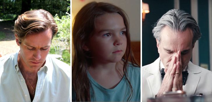 armie hammer, call me by your name, brooklynn prince, the florida project, daniel day lewis, phantom thread, oscars, academy awards,